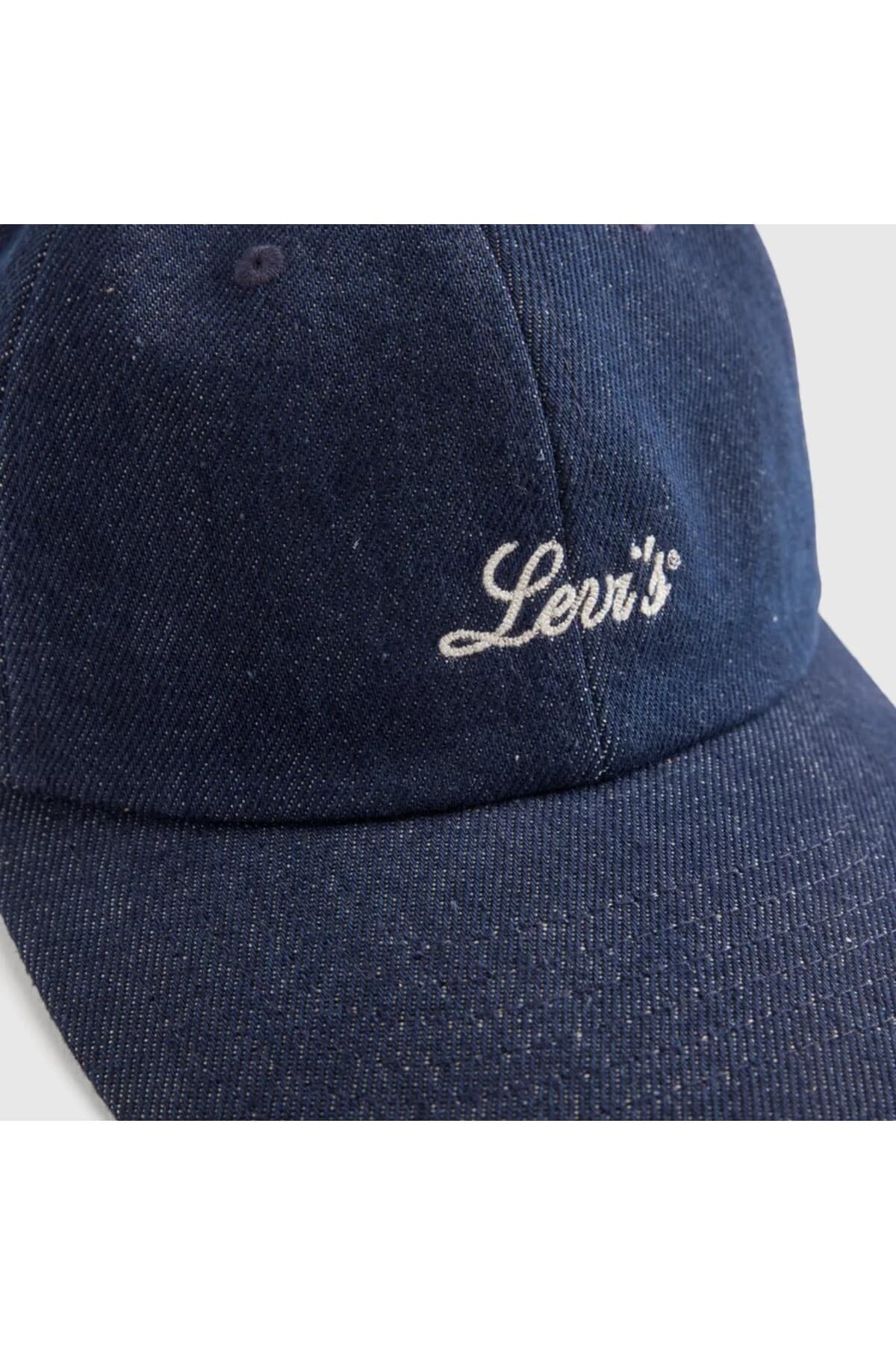 کلاه لیوایز زنانه 100% پنبه آبی سرمه ای | Levi’s 2GR009 CN