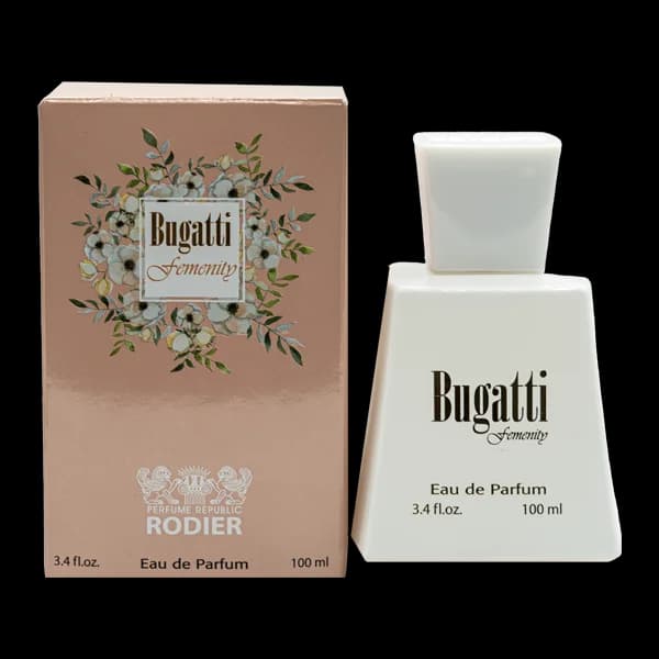 ادو پرفیوم زنانه رودیر مدل بوگاتی فمنیتی Bugatti Femenity حجم 100 میلی لیتر — تصویر ۲