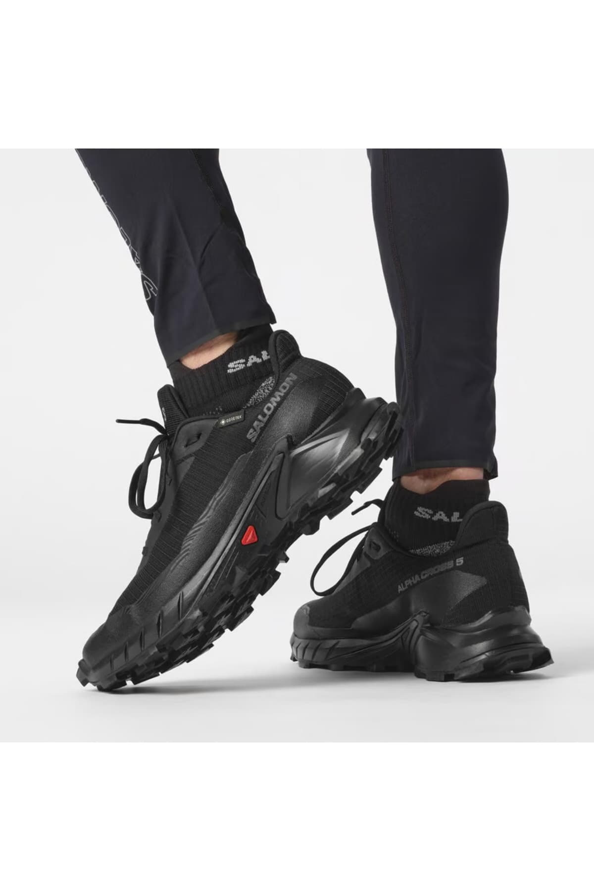 کفش بیرونی سالومون مردانه پارچه مشکی اسپرت راسته Regular/رگولار کژوال/روزمره | Salomon SLMNGTX40 VN — تصویر ۳