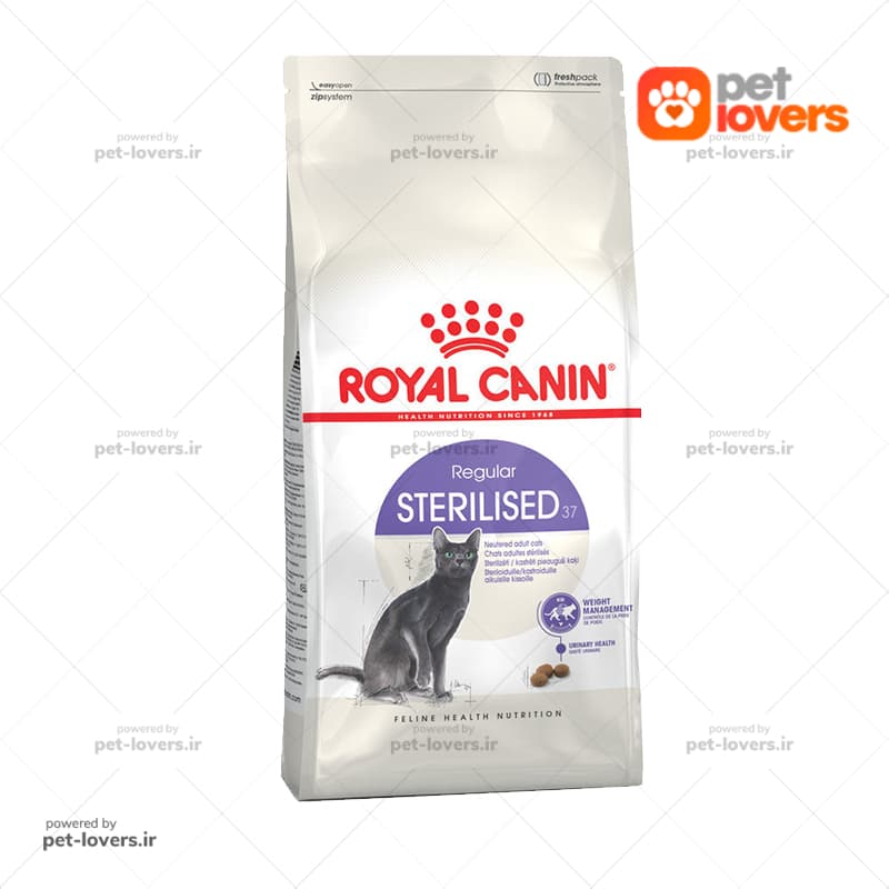 غذا خشک گربه استرلایز رویال کنین وزن 1 کیلوگرم ( فله بسته بندی شده پت لاورز )