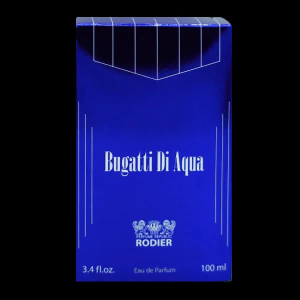 ادو پرفیوم مردانه رودیر مدل بوگاتی دی آکوا Bugatti Di Aqua حجم 100 میلی لیتر — تصویر ۳