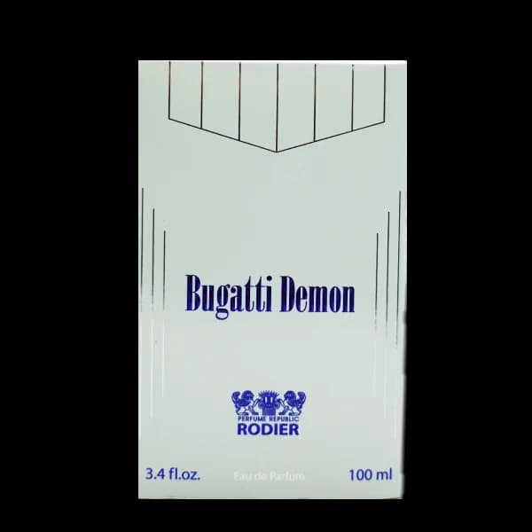 ادو پرفیوم مردانه رودیر مدل بوگاتی دمون Bugatti Demon حجم 100 میلی لیتر — تصویر ۴