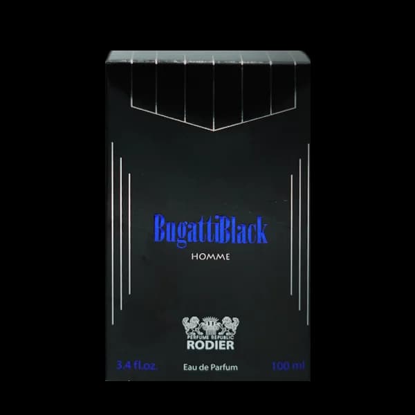ادو پرفیوم مردانه رودیر مدل بوگاتی بلک Bugatti Black حجم 100 میلی لیتر — تصویر ۴