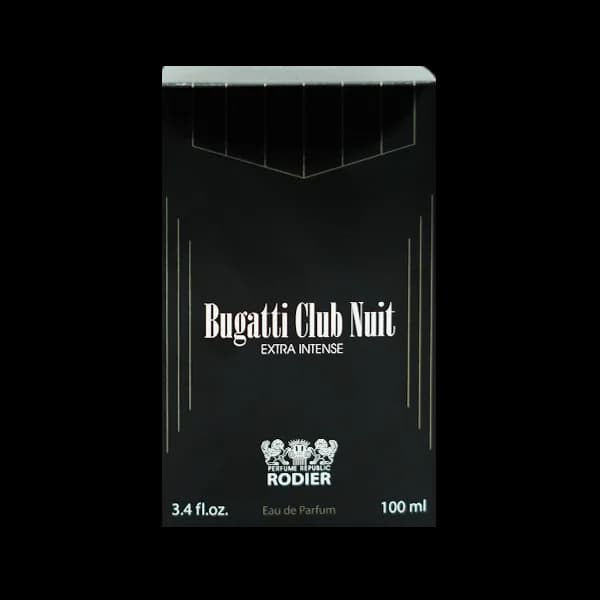 ادو پرفیوم رودیر مدل بوگاتی کلاب نویت Bugatti Club Nuit حجم 100 میلی لیتر — تصویر ۳