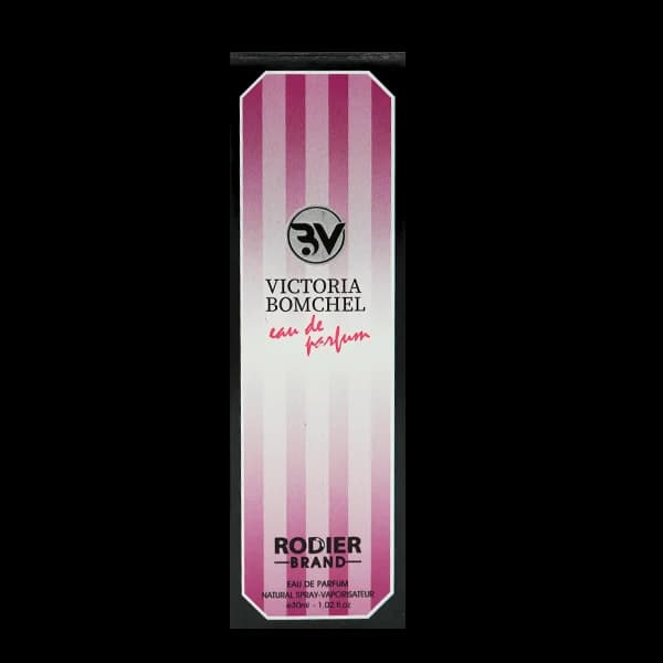 عطر جیبی زنانه رودیر مدل ویکتوریا بامشل Victoria Bomshel حجم 30 میلی لیتر — تصویر ۴