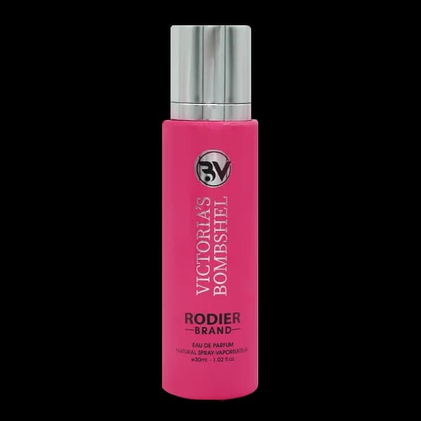 عطر جیبی زنانه رودیر مدل ویکتوریا بامشل Victoria Bomshel حجم 30 میلی لیتر