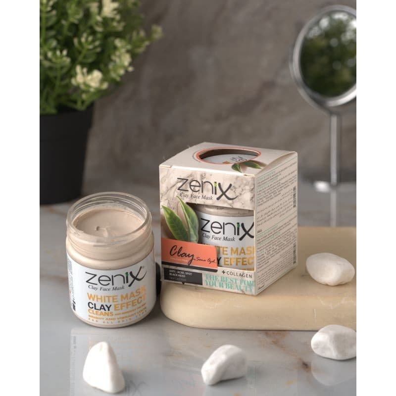 ماسک صورت خاک رس زنیک سری طبیعی سفید 190 گرم — تصویر ۳