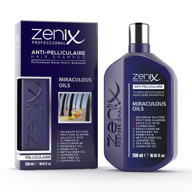 شامپو ضد ریزش زنیکس zenix اصل حاوی ویتامین و پروبیوتیک حجم 250 میل