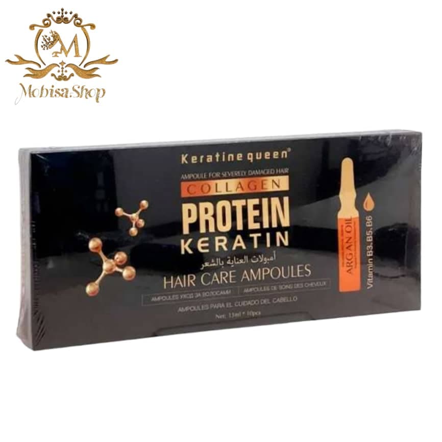 پک ۱۰ عددی ویال مو کراتین کویین Protein Brazilian
