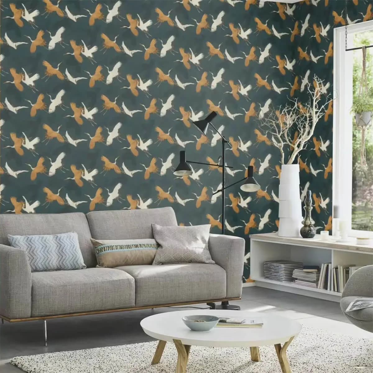 کاغذ دیواری راش آلبوم Barbara Home Collection III سری Cranes — تصویر ۴
