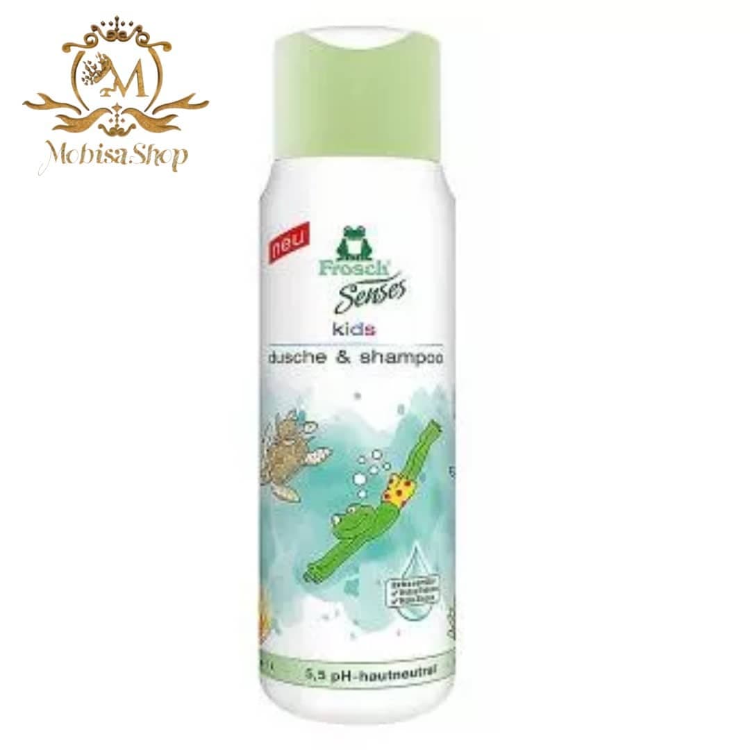 شامپوی سر و بدن گیاهی کودک فرش frosch مدل Sensitive حجم 300 میل