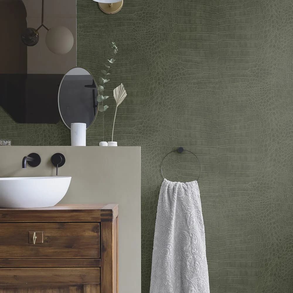 کاغذ دیواری راش آلبوم African Queen III سری Crocodiles Leather — تصویر ۲