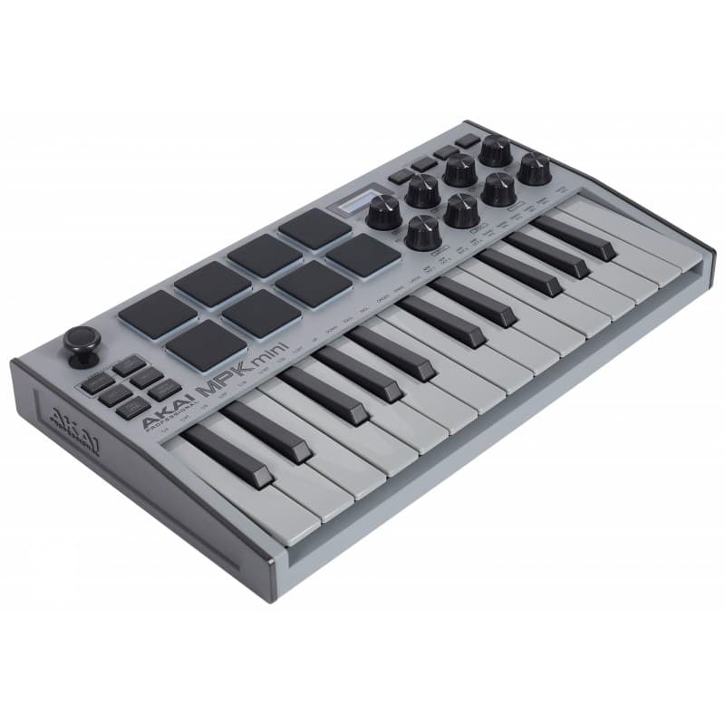 میدی کنترلر آکایی مدل MPK mini MK3 Grey — تصویر ۷