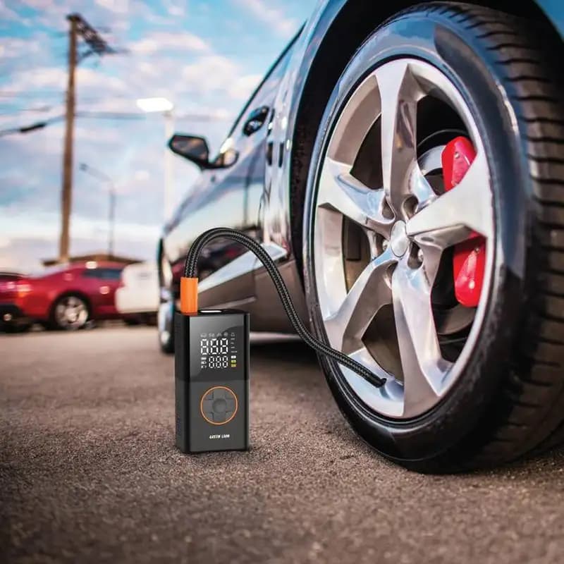 پمپ باد قابل حمل GTI-01 گرین Green GTI-01 Inflator Portable Air Compressor — تصویر ۳