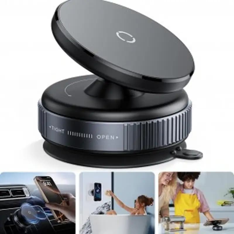 هولدر موبایل وکیوم دار مگنتی مدل vacuum suction magnetic bracket k009 — تصویر ۲
