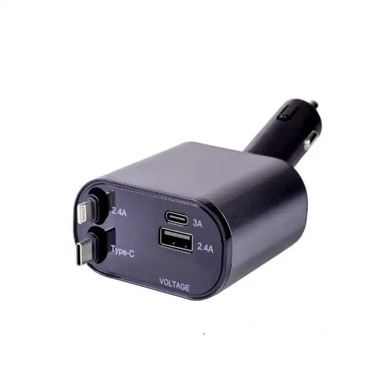 شارژر فندکی 120 وات Fast charge از برند WO — تصویر ۲