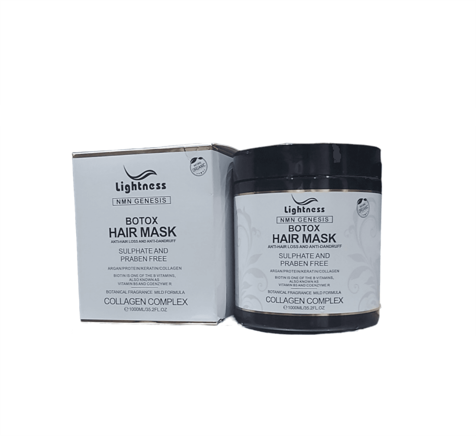 ماسک مو بیوتین لایتنس ضد ریزش و ضد شوره سر Lightness Biotin Hair Mask — تصویر ۳