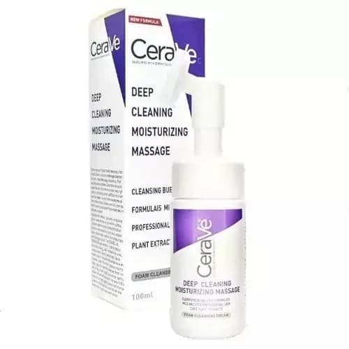 فوم شستشو صورت براش دار مرطوب کننده cerave سراوی 100 میل