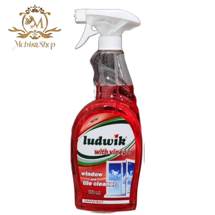 اسپری شیشه پاک کن لودویک با رایحه گریپ فروت LUDWIK حجم 750 میلی