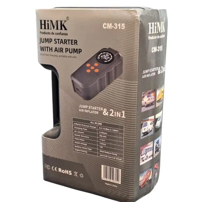 جامپ استارتر و پمپ باد HiMk مدل jump start CM-315 — تصویر ۵