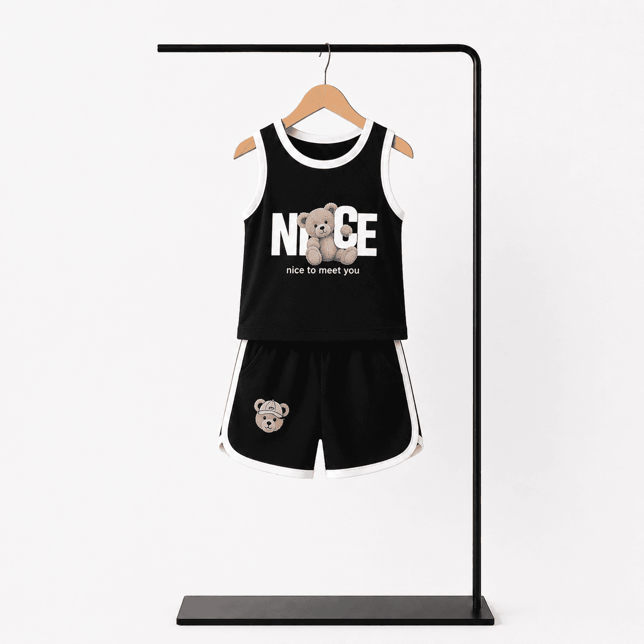 تاپ شلوارک پنبه پسرانه nice