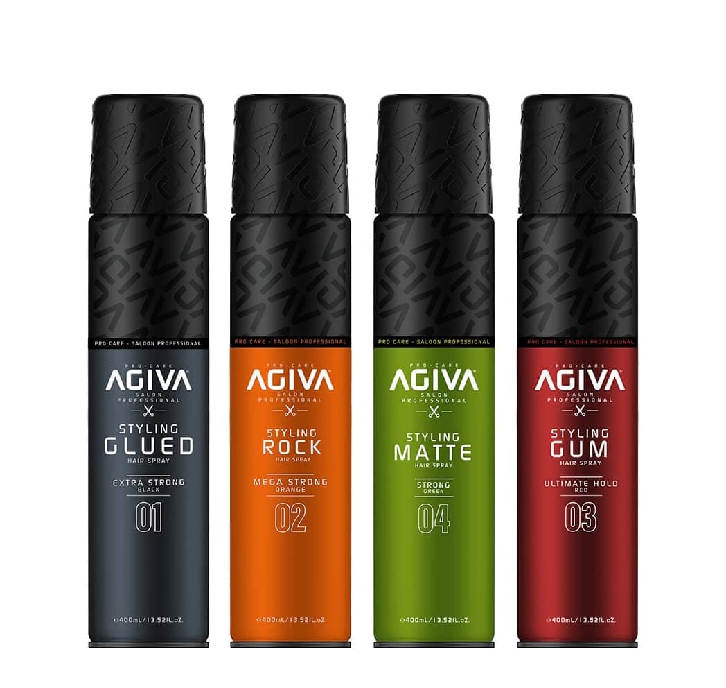 اسپری حالت دهنده تافت آگیوا مدل AGIVA styling glude حجم 400 میل — تصویر ۳