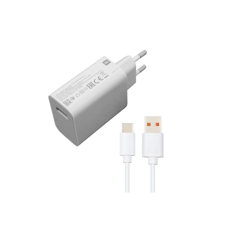 شارژر با کابل تایپ سی XIAOMI 33W 2PIN IR