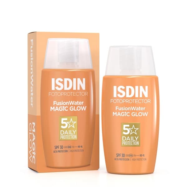 ضد آفتاب مجیک گلو براق کننده ایزدین Isdin Fusion Water Magic Glow 50Ml — تصویر ۳