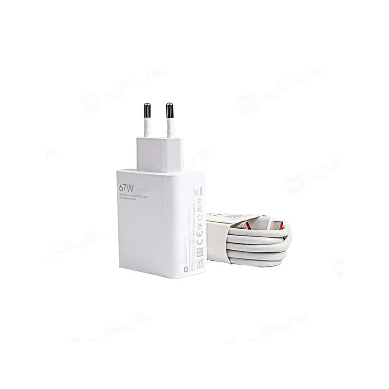 شارژر با کابل تایپ سی XIAOMI 67W 2PIN IR
