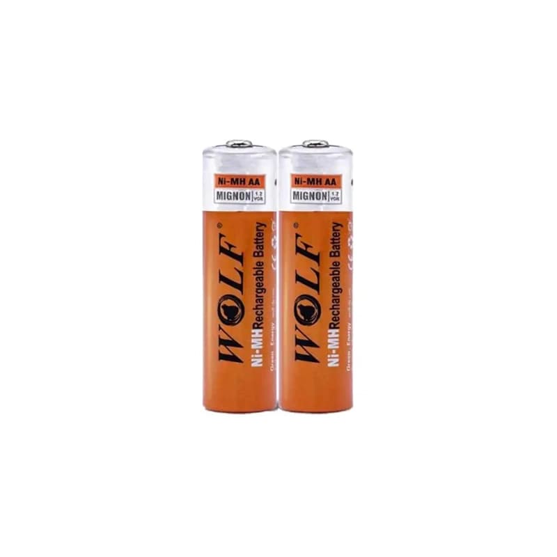 باطری شارژی قلم 2تایی WOLF 2300MAH