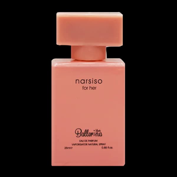 عطر جیبی زنانه بالرینا مدل نارسیسو Narsiso حجم 25 میلی لیتر