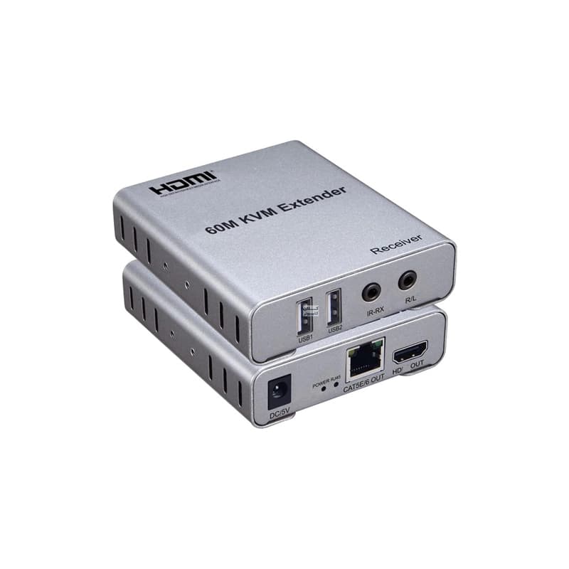 تبدیل ROYAL KVM HDMI EXTENDER 60M
