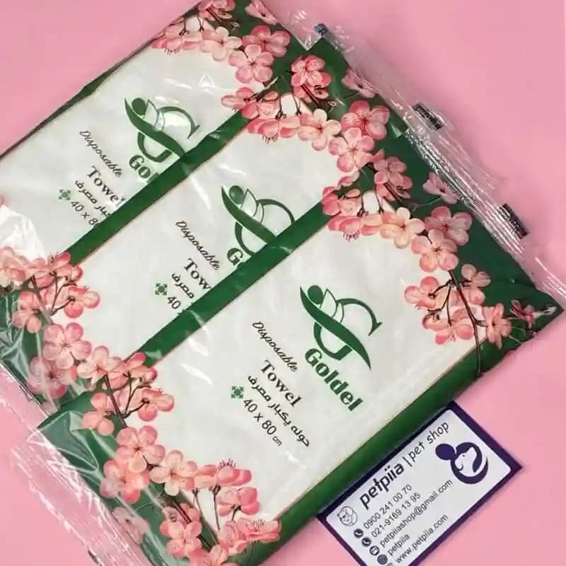 حوله یکبار مصرف سگ و گربه – جذب بالای رطوبت و بدون حساسیت