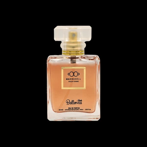 عطر جیبی زنانه بالرینا مدل کوکو مادمازل COCO Madmasell حجم 25 میلی لیتر