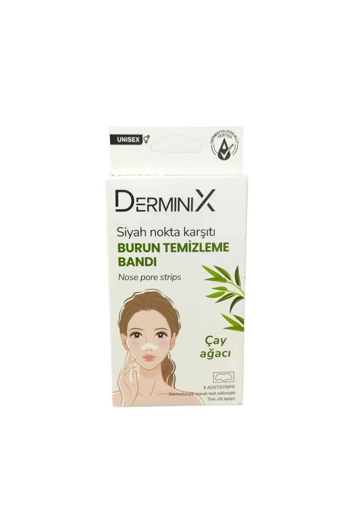 چسب پاکسازی بینی درمینیکس DERMINIX ضد جوش سر سیاه بسته 6 عددی — تصویر ۲