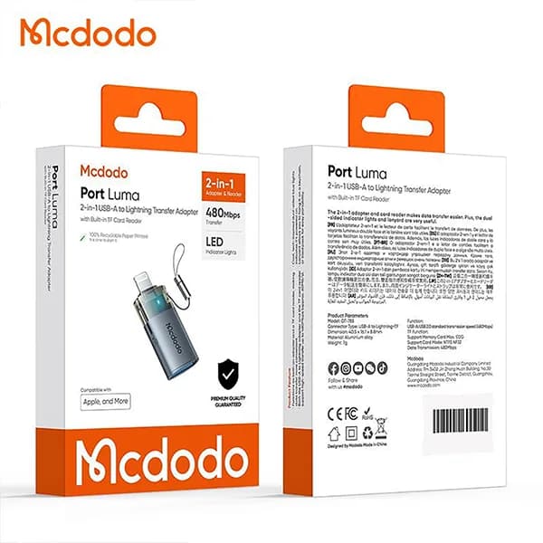 OTG مکدودو Mcdodo آیفون مدل 7850 — تصویر ۵