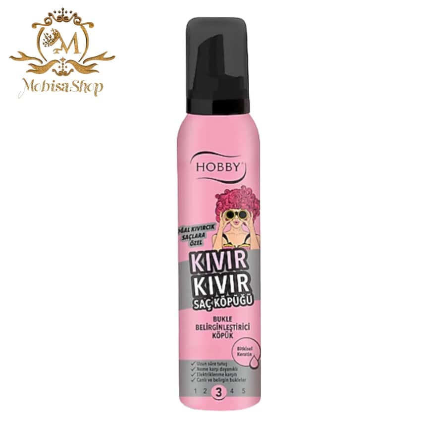 موس موی دخترانه موی فر 150میل گوری گرل هوبی (Hobby Curly Girl)