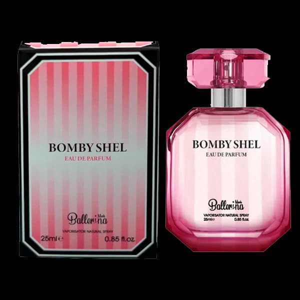 عطر جیبی زنانه بالرینا مدل بامب شل Bombyshel حجم 25 میلی لیتر — تصویر ۲