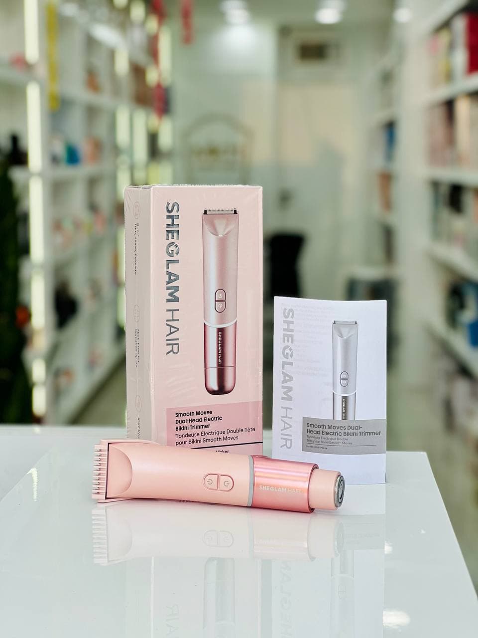 شیور 2 کاره صورت و بدن شیگلم مدل Dual-Head Electric Bikini Trimmer