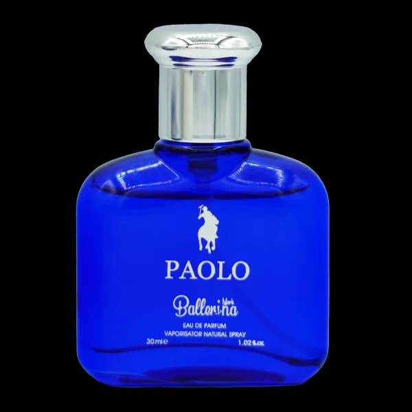 عطر جیبی مردانه بالرینا مدل پائولو Paolo حجم 30 میلی لیتر
