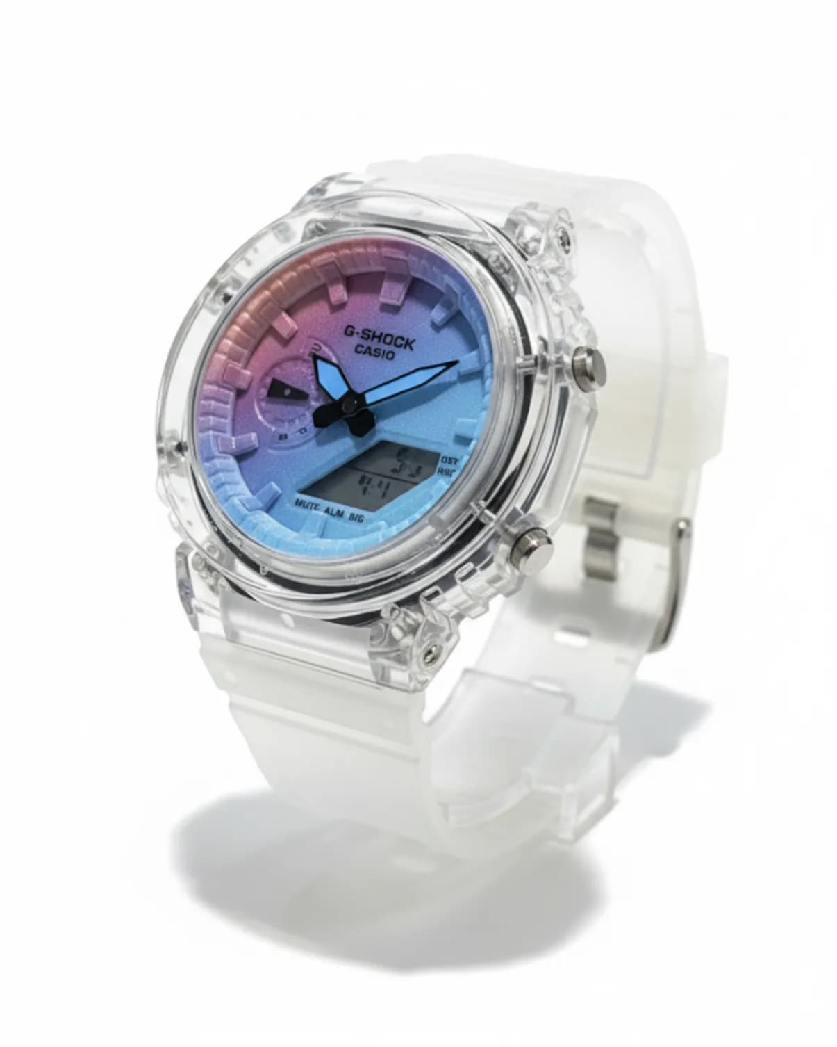 ساعت طرح جی شاک 2100 شفاف