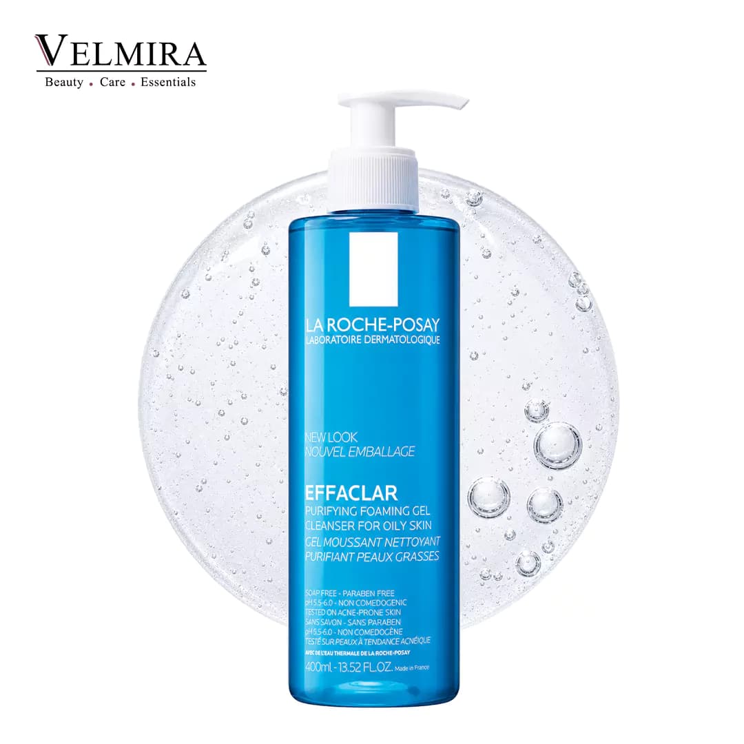 ژل شوینده و پاک‌کننده پوست چرب لاروش پوزای مدل Effaclar حجم ۴۰۰ میلی‌لیتر