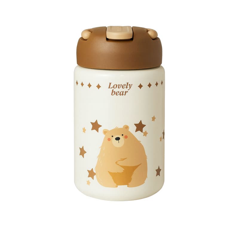 تراول ماگ اچ اس کاپ مدل H-BW-1471 طرح Lovely Bear گنجایش 0.36 لیتر — تصویر ۲