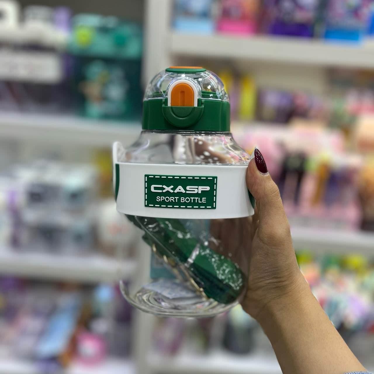 قمقمه نی دار اسپرت سبز CXASP