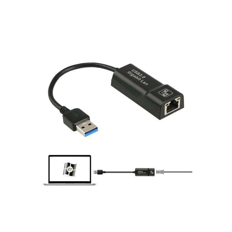 تبدیل USB3 TO LAN 10/100 آبی — تصویر ۲
