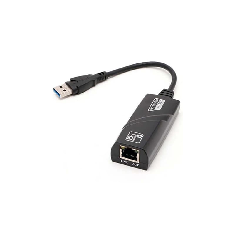 تبدیل USB3 TO LAN 10/100 سبز