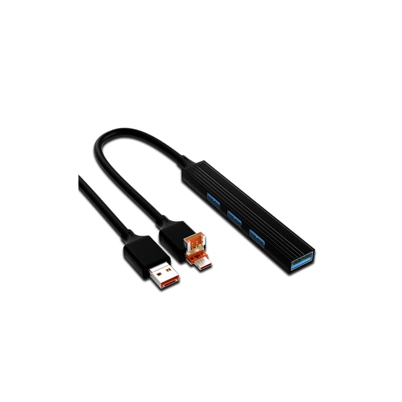هاب دوسر 4PORT USB3 TYPE-C فلزی