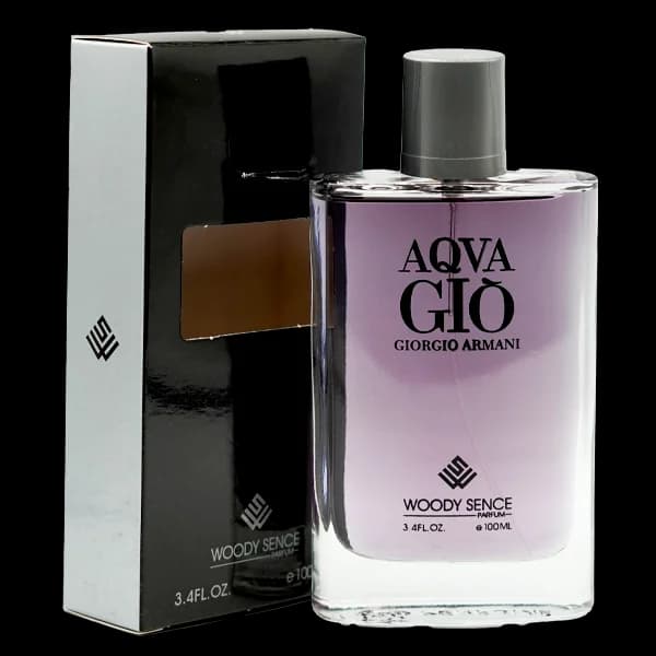 ادو پرفیوم مردانه وودی سنس مدل آکوا جیو AQVA GIO حجم 100 میلی لیتر — تصویر ۲