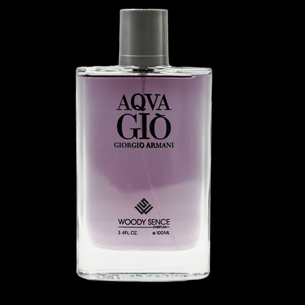 ادو پرفیوم مردانه وودی سنس مدل آکوا جیو AQVA GIO حجم 100 میلی لیتر