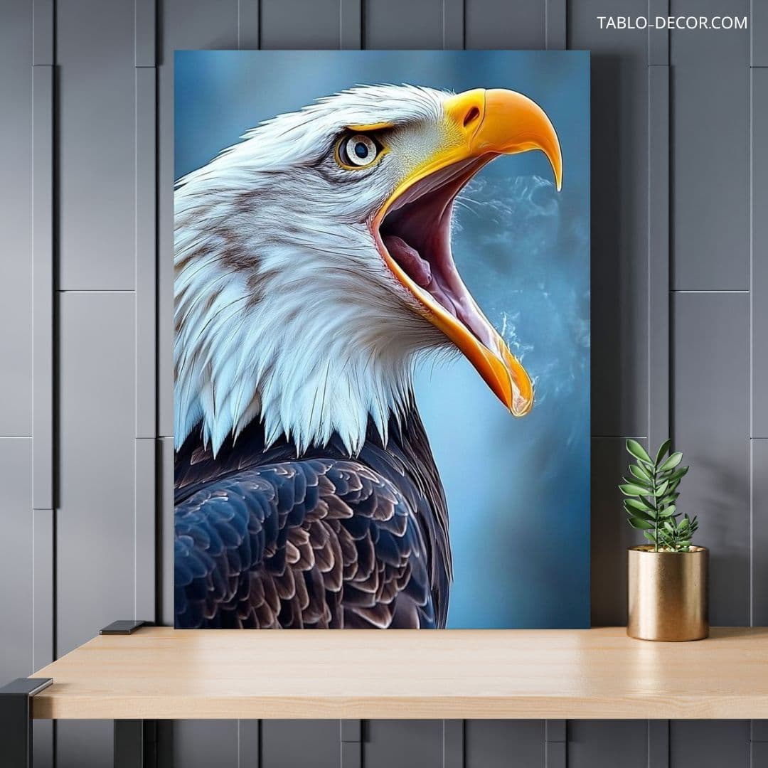 تابلو عقاب خشمگین angry eagle